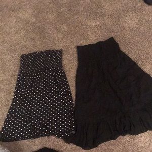 Beach cover ups/ strapless tube dresses